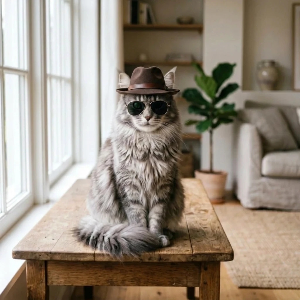 Hat & sunglasses